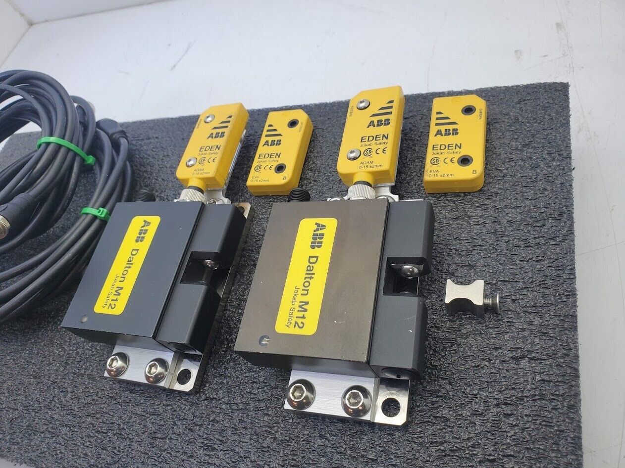 ABB Dalton M12 Electromechanical Lock Ball Latch Ple/SIL3 Adam Eva Door Sensor