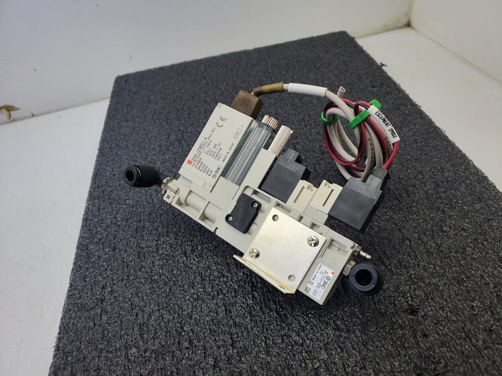 SMC ZQ1-ZSEC-A Digital Compact Vacuum Ejector ZQ1101U-K25L Valve Working Pull