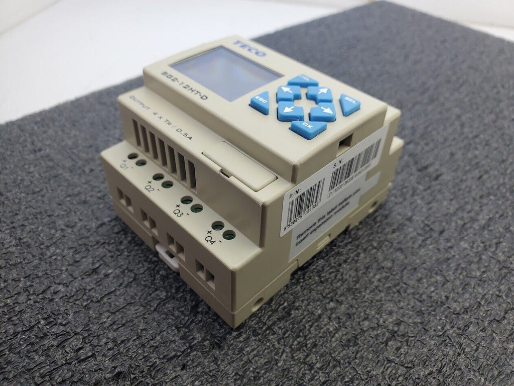 TECO SG2-12HT-D 6 DC Inputs 2 Analog Input 4 Transistor Out Ladder Logic PLC