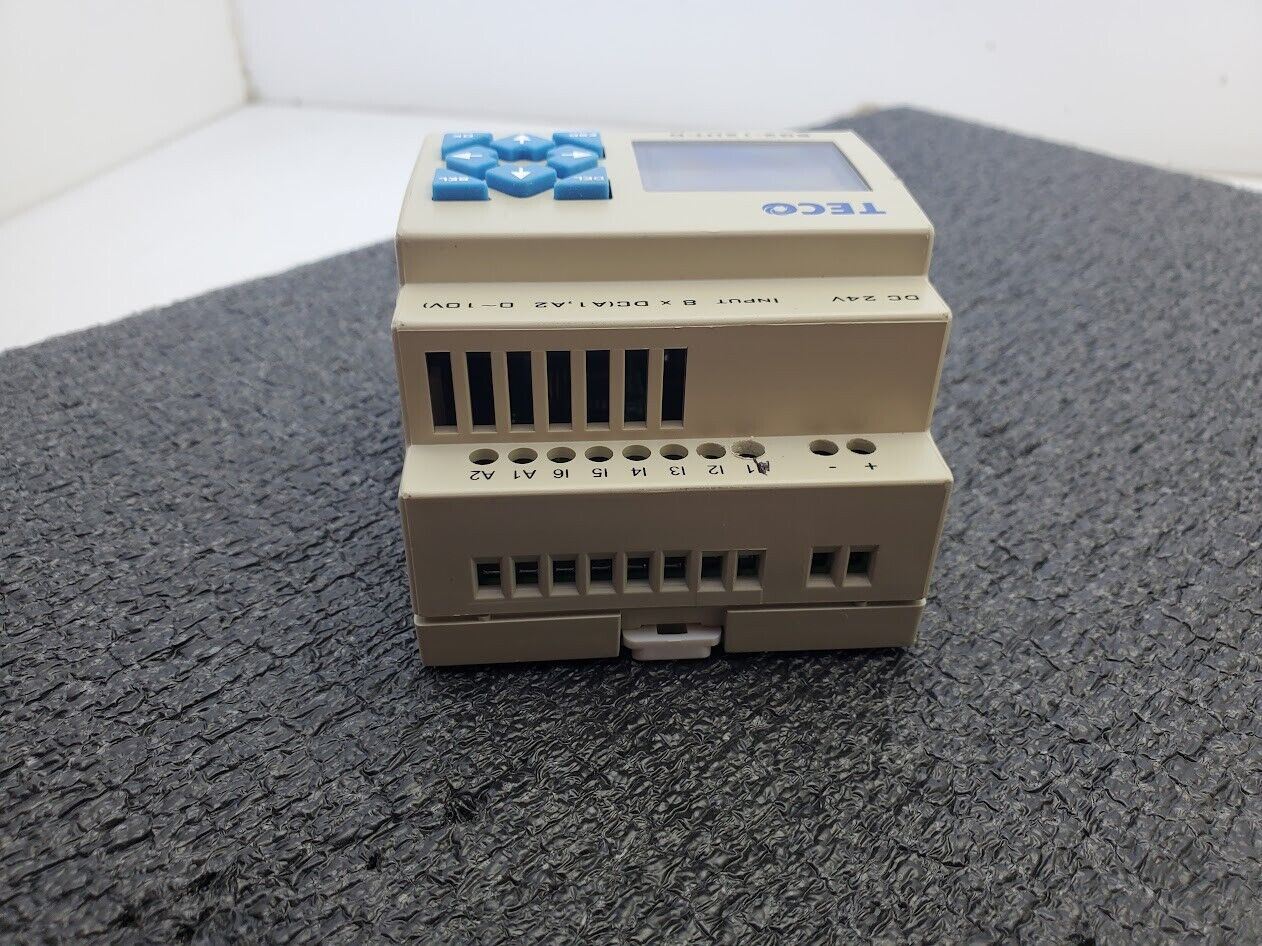 TECO SG2-12HT-D 6 DC Inputs 2 Analog Input 4 Transistor Out Ladder Logic PLC