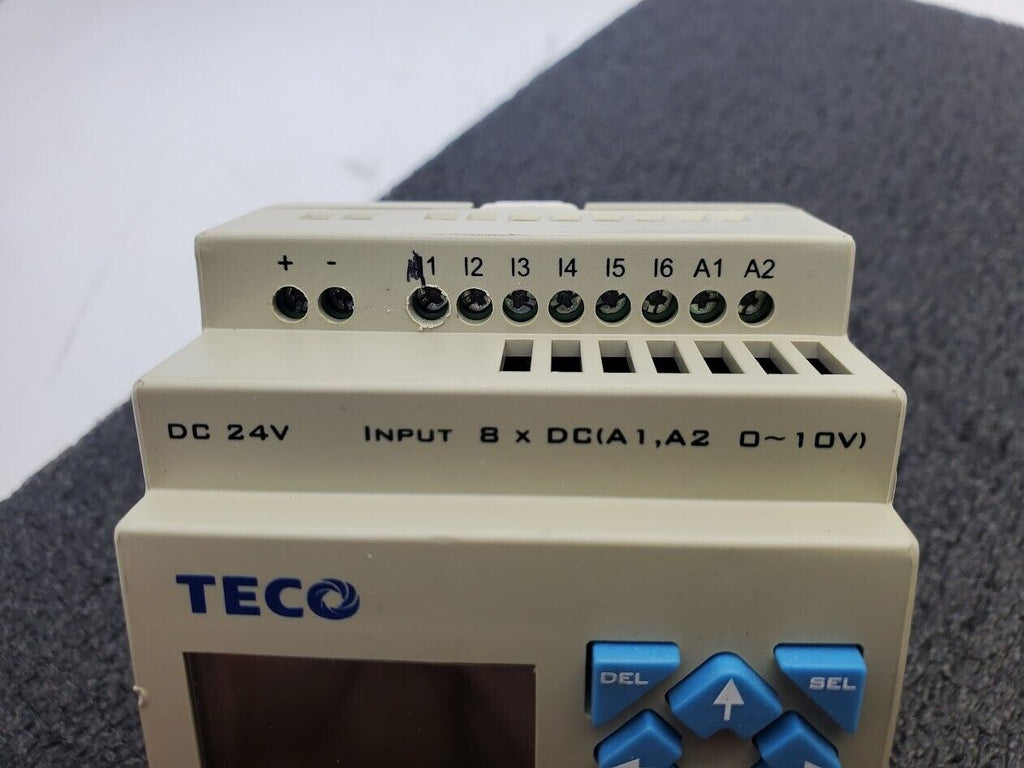 TECO SG2-12HT-D 6 DC Inputs 2 Analog Input 4 Transistor Out Ladder Logic PLC