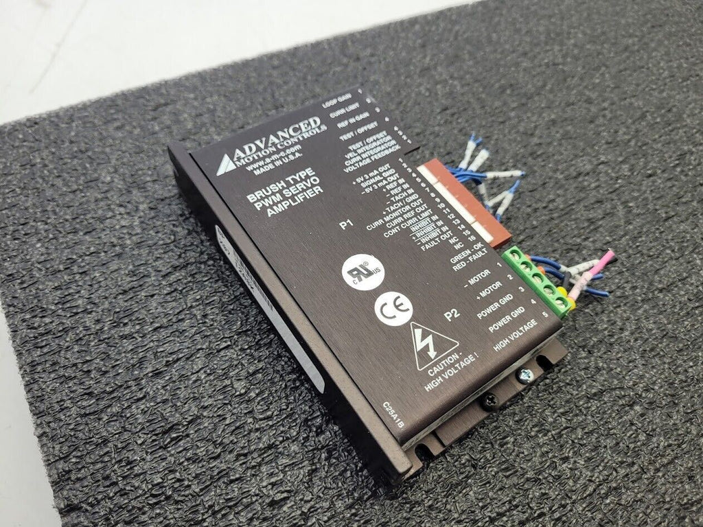 Advanced Motion Controls Brush Type PWM Servo Amplifier 12A8K 34396-0221