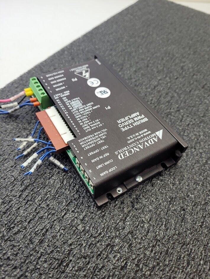 Advanced Motion Controls Brush Type PWM Servo Amplifier 12A8K 34396-0221