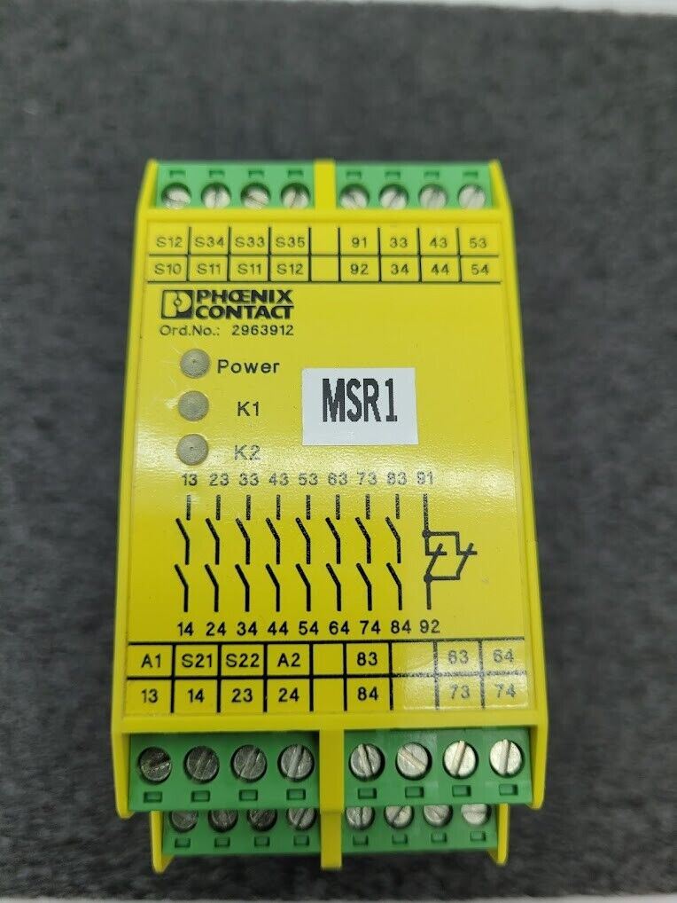 Phoenix Contact PSR-SCP-24UC/ESAM4/8X1/1X2 2963912 Safety Relays 24V AC/DC