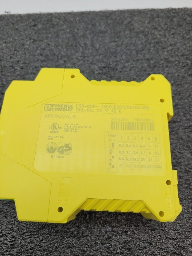 Phoenix Contact PSR-ESD-300 PSR-SCP-24DC/ESD/5X1/1X2/300 Safety Relay 24VDC 250V