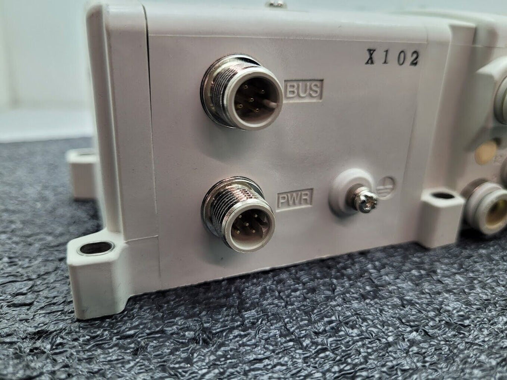 SMC SI Air EX250 SDN1 DeviceNet w 12x VQ1200N-5 -51 Solenoid Valve Block