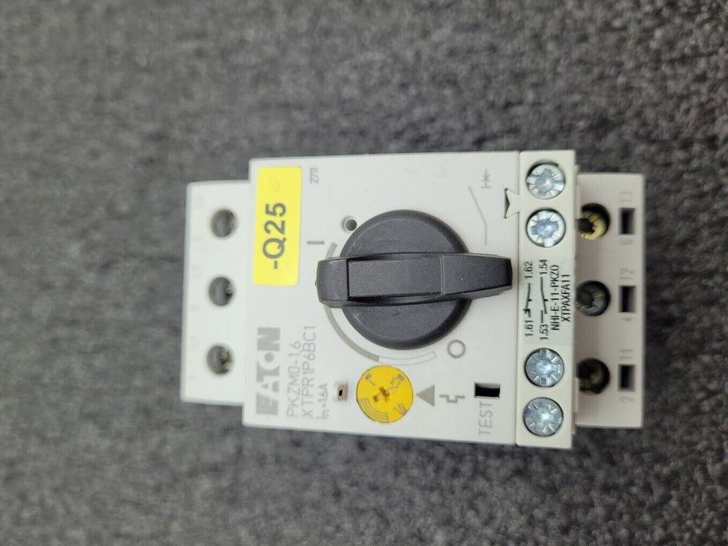Eaton Moeller PKZM0-1.6 Thermal Magnetic Circuit Breaker 1-1.6A XTPR1P6BC1 600V