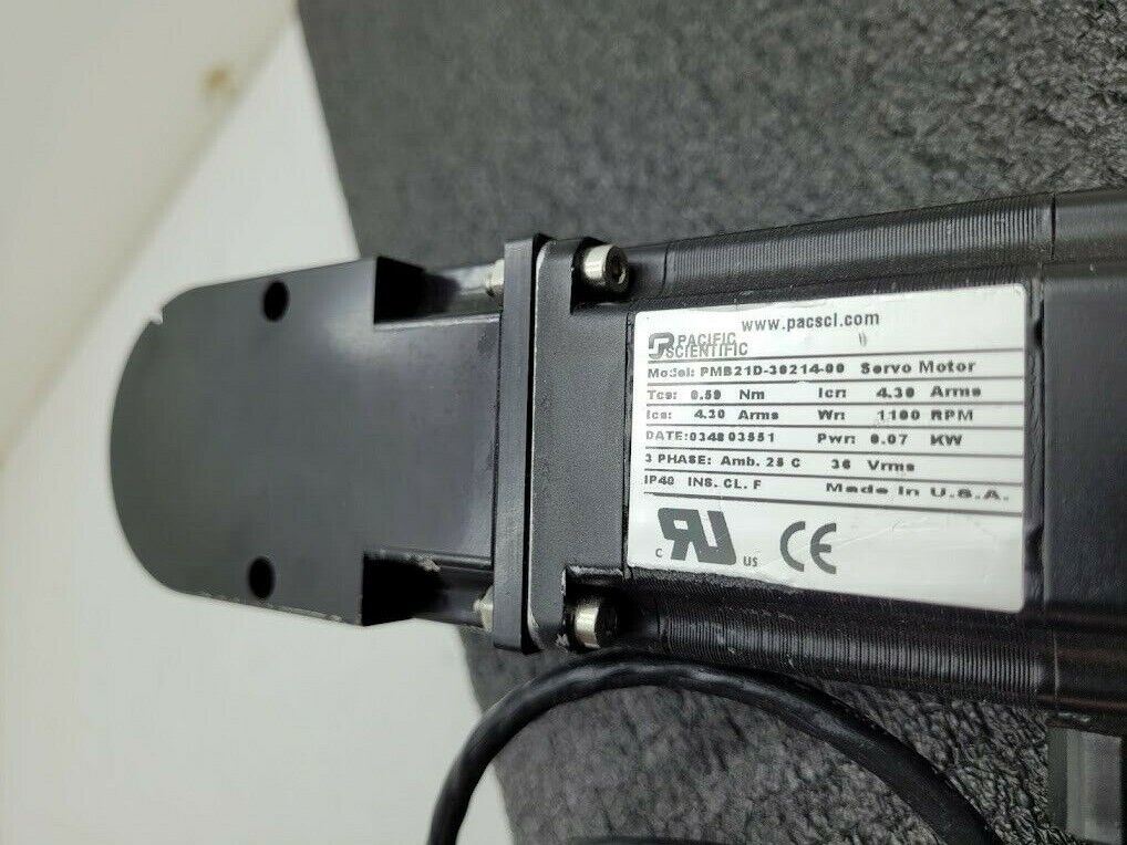 Pacific Scientific PAC SCI PMB21D-30214-00 Servo Motor Nema 23 Bayside Gearhead