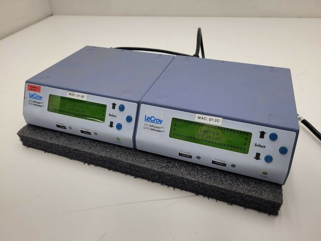 2x LeCroy Sas Sata InFusion Emulator Error Injector Traffic Modification System