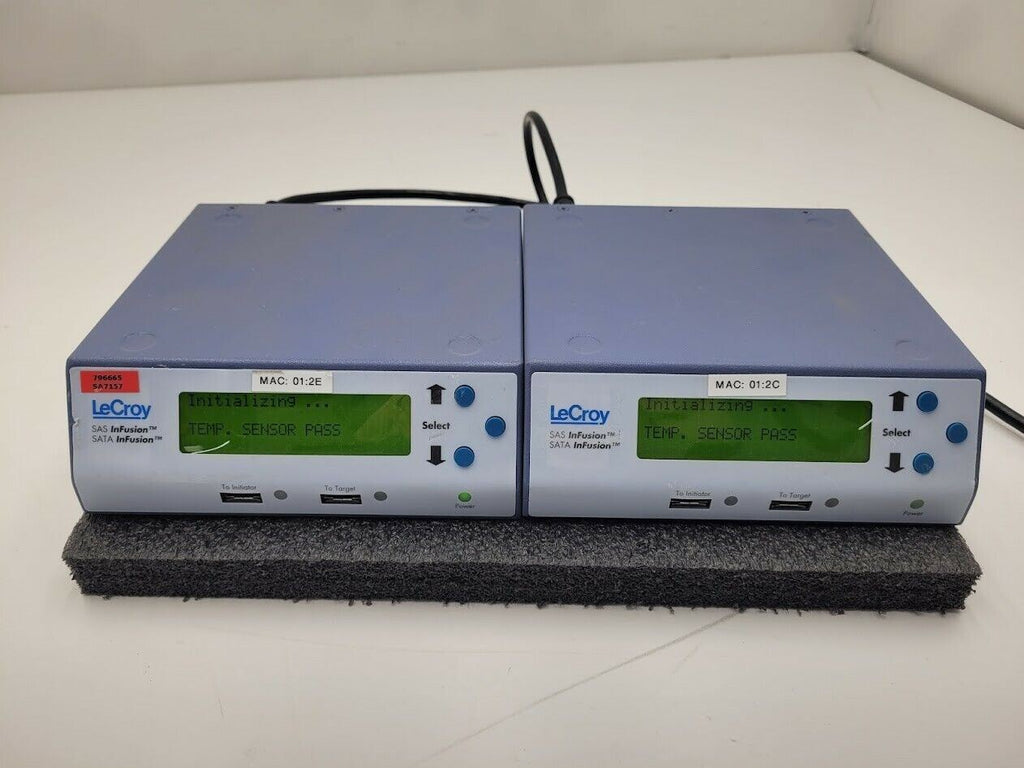 2x LeCroy Sas Sata InFusion Emulator Error Injector Traffic Modification System