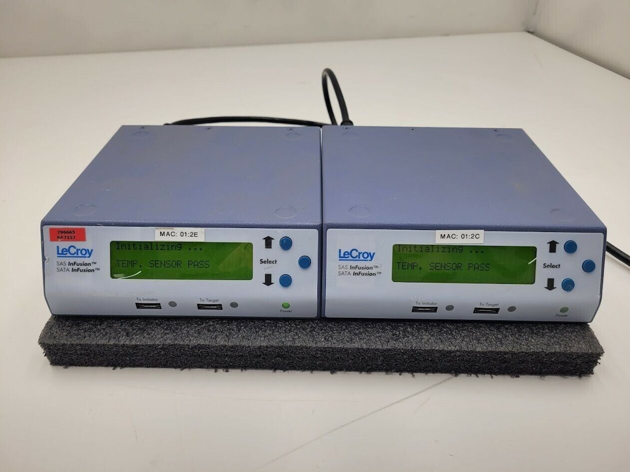 2x LeCroy Sas Sata InFusion Emulator Error Injector Traffic Modification System