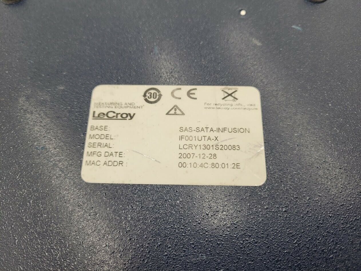 2x LeCroy Sas Sata InFusion Emulator Error Injector Traffic Modification System