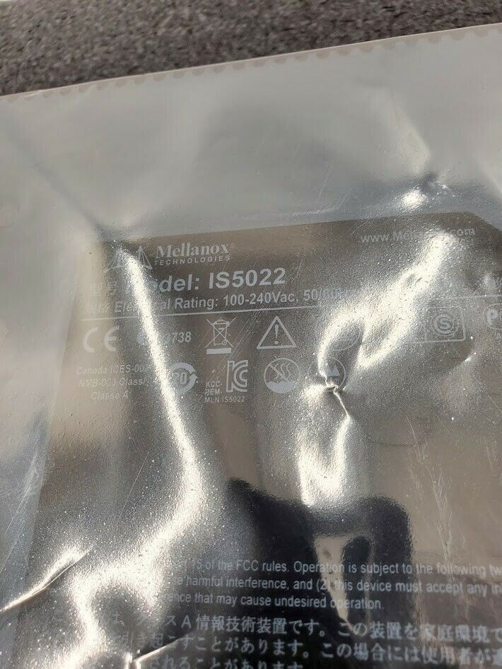 NEW Mellanox MIS5022Q IS5022 Infiniscale IV 8 Port QSFP 40Gb/s Infiniband Switch