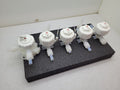 Flouroware 202-66-01 Pneumatic Actuated Diaphragm Valve Lot 1/2" Orifice 2,3-Way