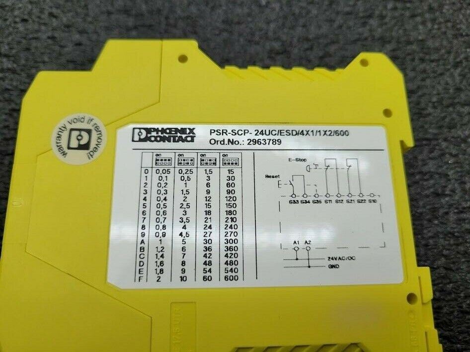 PHOENIX CONTACT PSR-SCP-24UC/ESD/4X1/1X2/600 / PSRSCP24UCESD4X11X2600