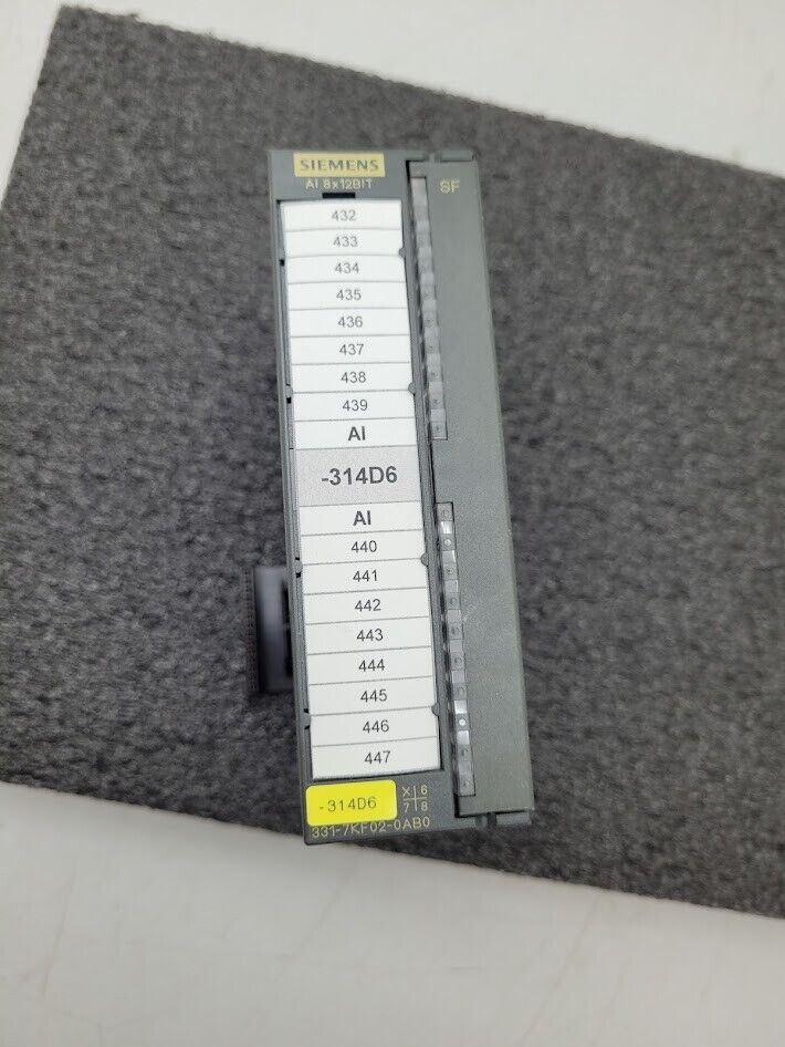 Siemens 6ES7 331-7KF02-0AB0 Analog Input Module AI 8x12BIT Working Pull
