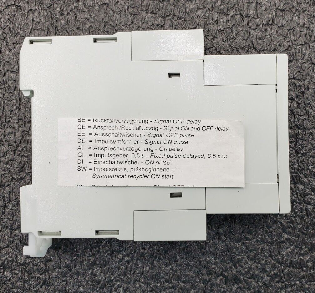 finder 87.02 0240 0000 Modular Timer Relay AC 24...240 VAC DC 24...48 VDC 2 Pole