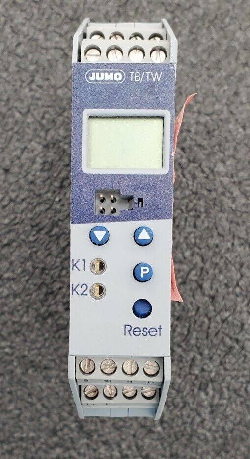 JUMO 701140/8888-888-22 Programmable Temperature Limiter, Temp Monitor DIN Rail
