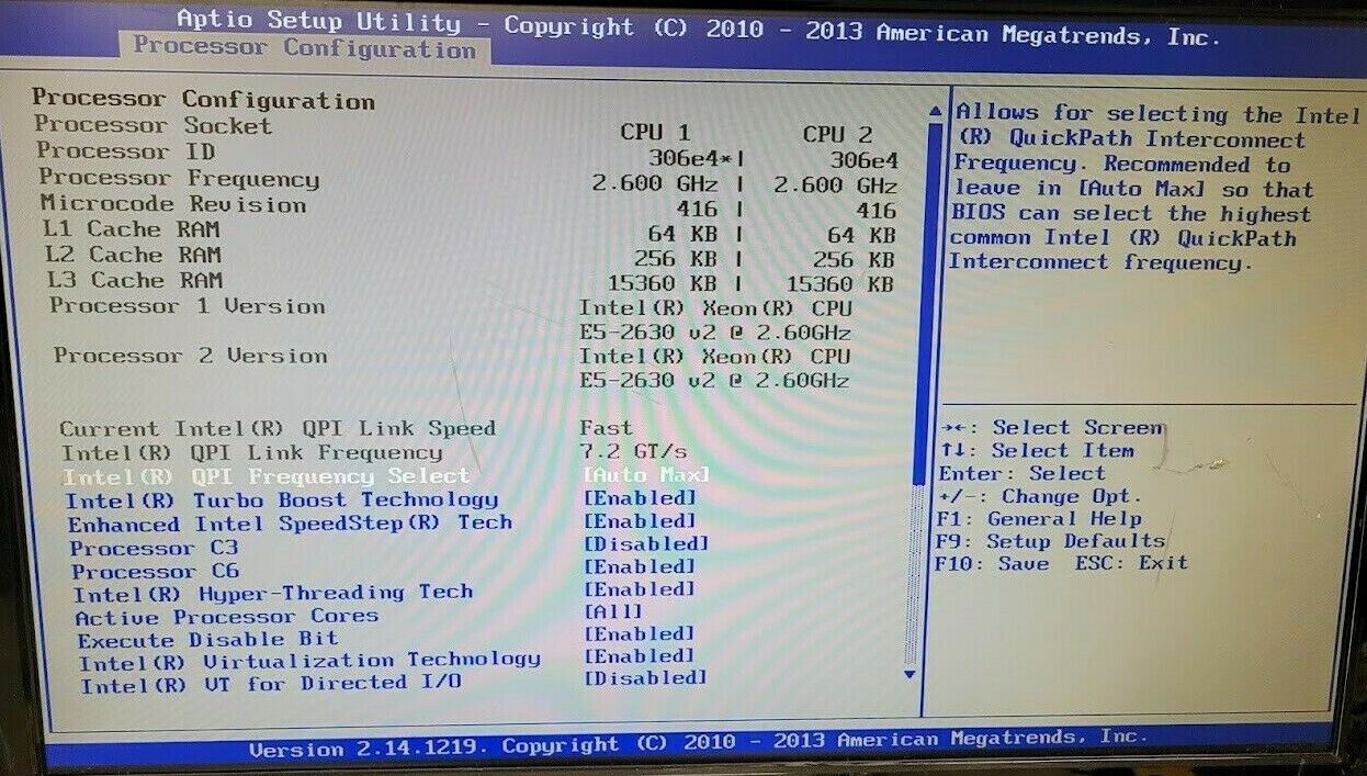 Intel S2600GZ 1U 8-Bay SFF Workstation Server 2X E5-2630 128Gb (8x16) Tested