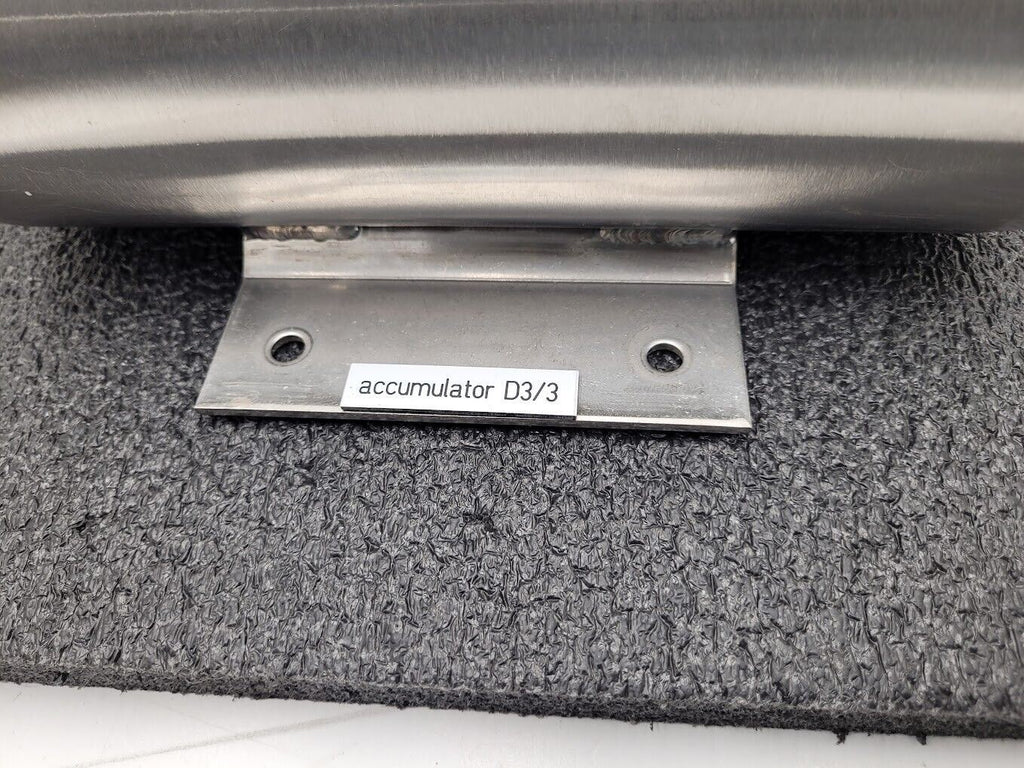 Festo CRVZS-2 160236 Stainless Steel 2 Liter Air Reservoir Tank 24 Bar 12mm Port