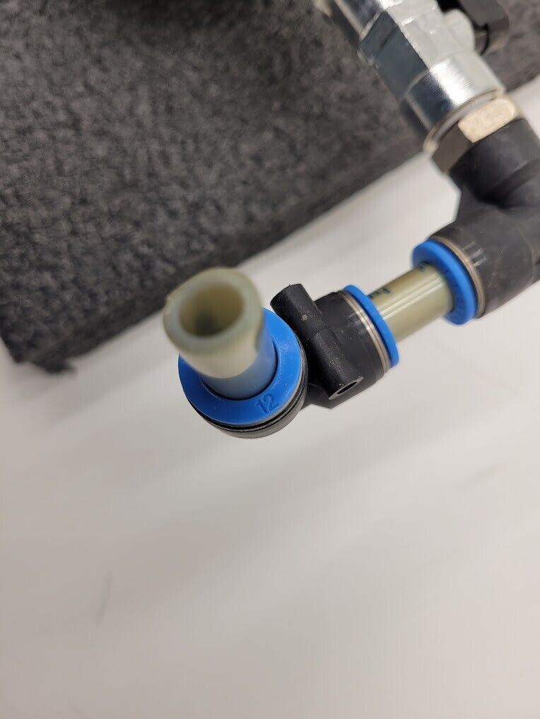 Festo CRVZS-2 160236 Stainless Steel 2 Liter Air Reservoir Tank 24 Bar 12mm Port