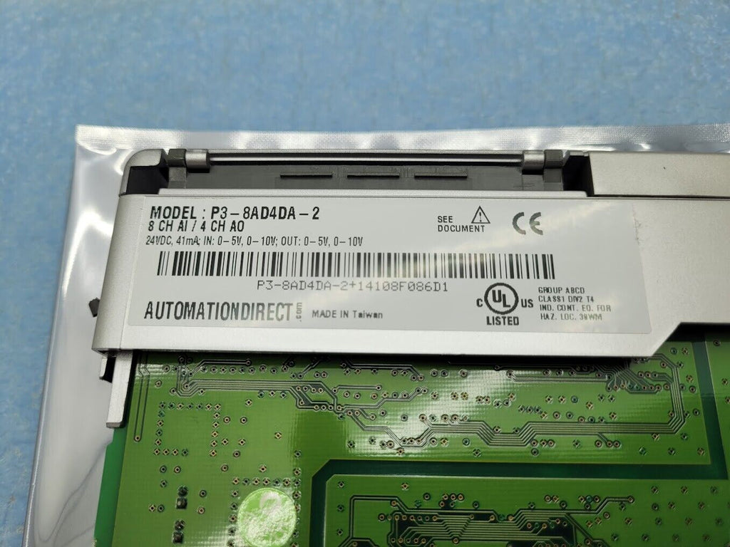 Automation Direct P3-8AD4DA-2 / P38AD4DA2 8x Input 4x Output Analog Combo Module