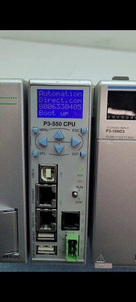Automation Direct P3-550 Productivity 3000 PLC CPU Module Tested Working Pull