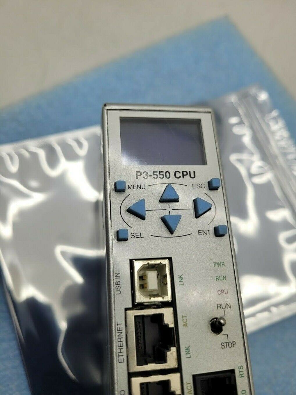 Automation Direct P3-550 Productivity 3000 PLC CPU Module Tested Working Pull