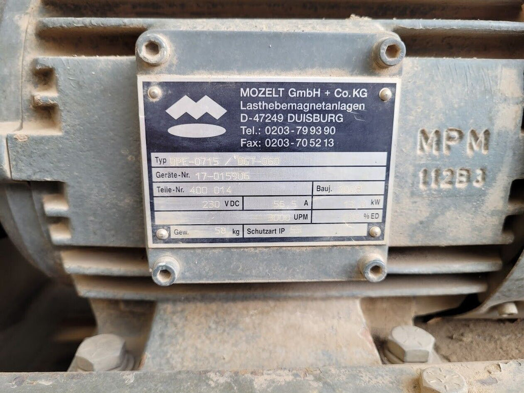 Genius Gen Set Scrap Magnet Generator 13kW Needs Work Kubota 30HP Engine Runs