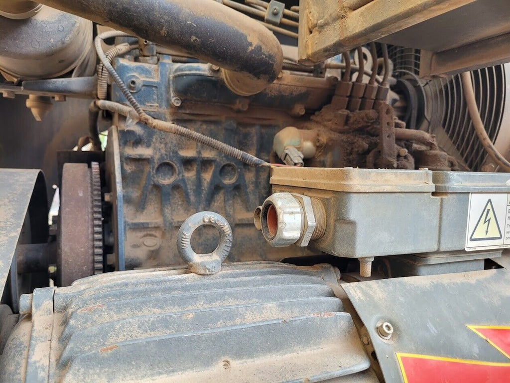 Genius Gen Set Scrap Magnet Generator 13kW Needs Work Kubota 30HP Engine Runs