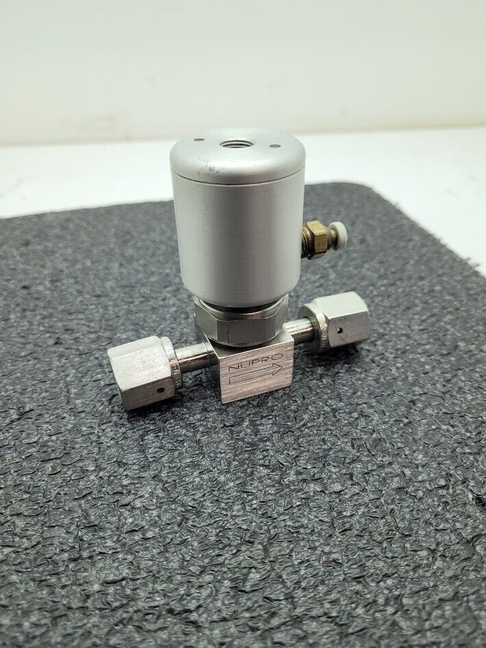 Nupro Swagelok 6LV-DAFR4-P-C Stainless Steel Pneumatic Air Pilot Shutoff Valve