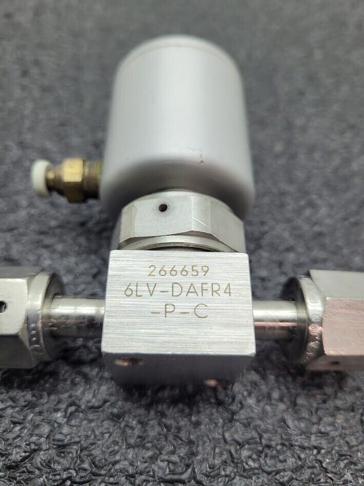 Nupro Swagelok 6LV-DAFR4-P-C Stainless Steel Pneumatic Air Pilot Shutoff Valve