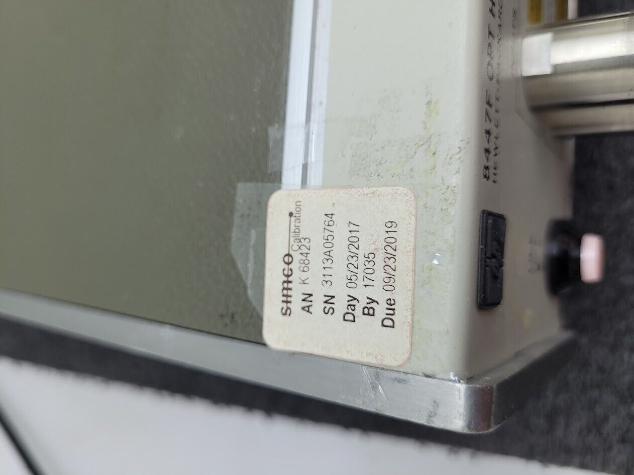 Hewlett Packard HP 8447F OPT H64 9KHz-1300MHz Low Noise Amplifier LNA
