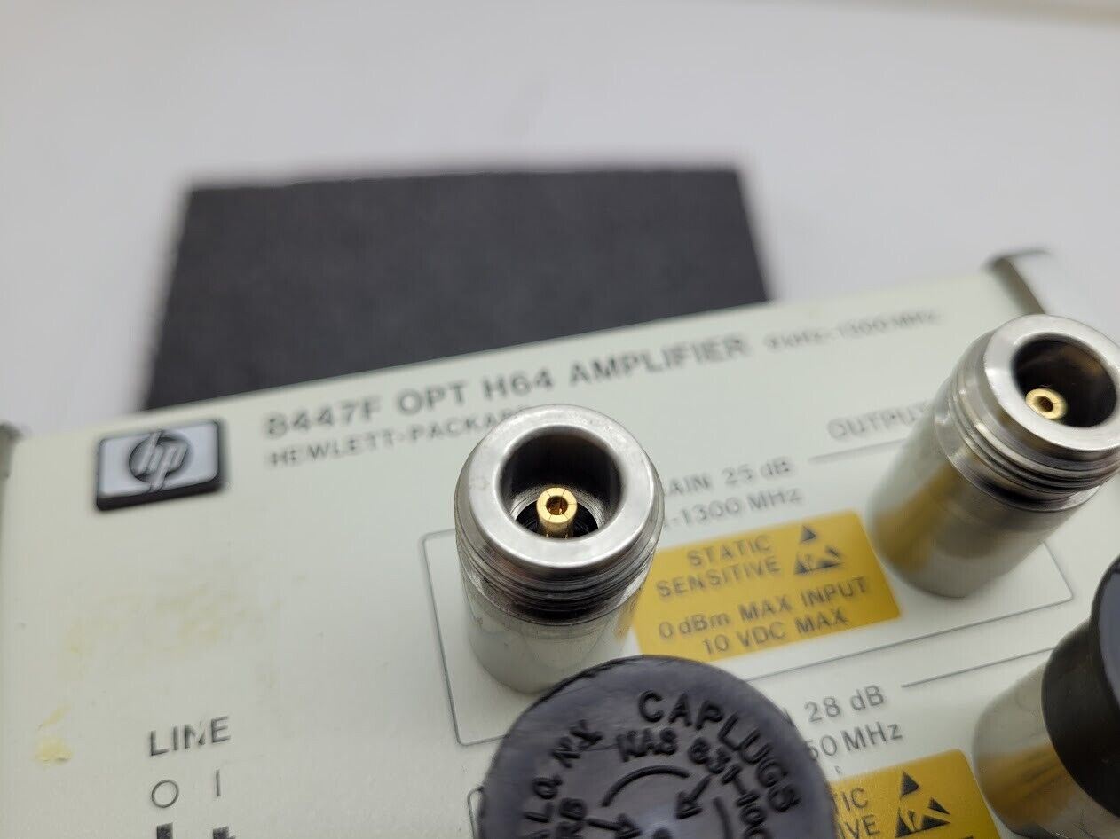 Hewlett Packard HP 8447F OPT H64 9KHz-1300MHz Low Noise Amplifier LNA