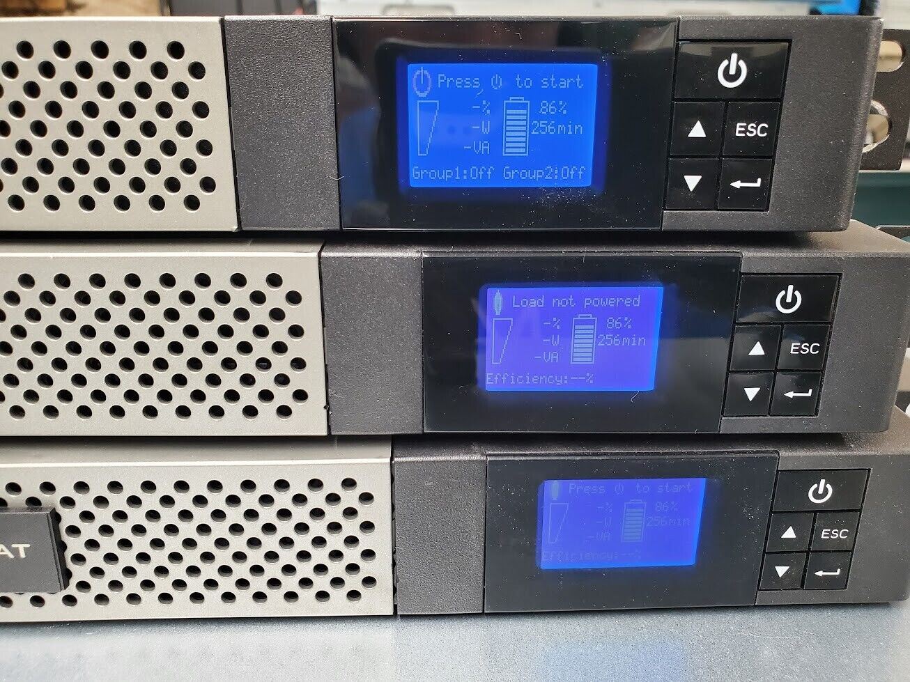 EATON INFINIDAT 5P1550iR  9210-6384-00P 1550VA 240VAC 1100W 7.1A UPS Load Tested