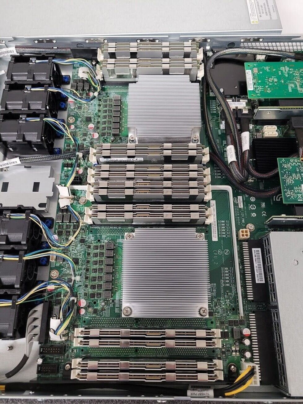 Intel S2600GL 1U 8-Bay SFF SAS Server 2x E5-2658V2 512Gb (16x 32Gb) CX354A 10Gig