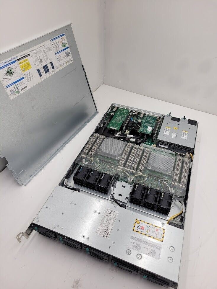 Intel S2600GL 1U 8-Bay SFF SAS Server 2x E5-2658V2 512Gb (16x 32Gb) CX354A 10Gig