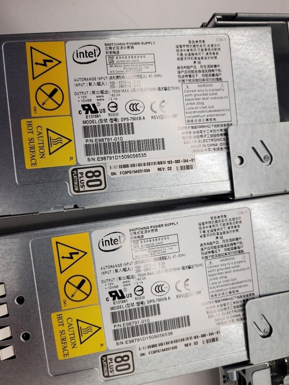 Intel S2600GL 1U 8-Bay SFF SAS Server 2x E5-2658V2 512Gb (16x 32Gb) CX354A 10Gig