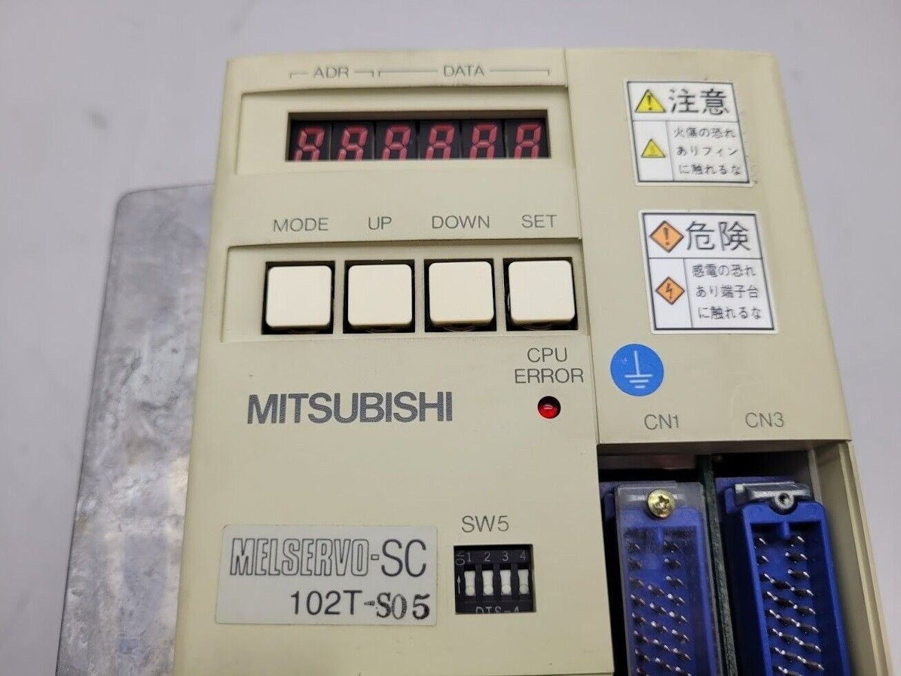 Citizen Lathe E-32 Mitsubishi MR-SC 102T Melservo-SC Servo Motor Drive Amplifier