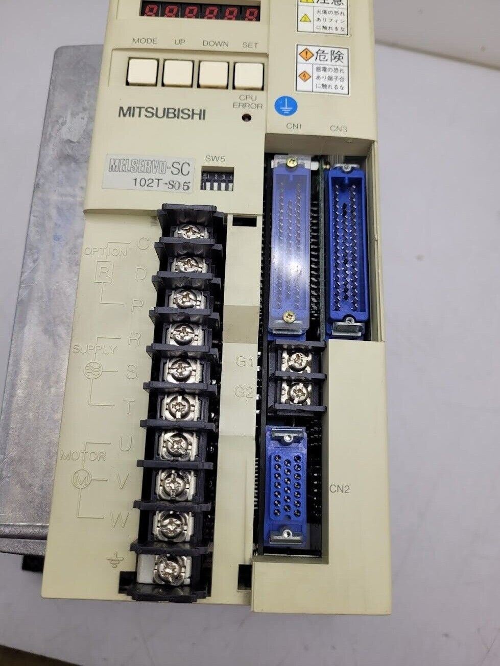 Citizen Lathe E-32 Mitsubishi MR-SC 102T Melservo-SC Servo Motor Drive Amplifier