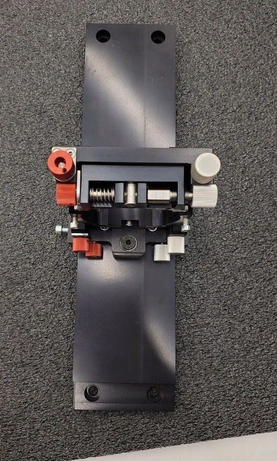 High Precision Industrial Line Scan Camera Mount 74mm Hole 380mm plate 4-Axis