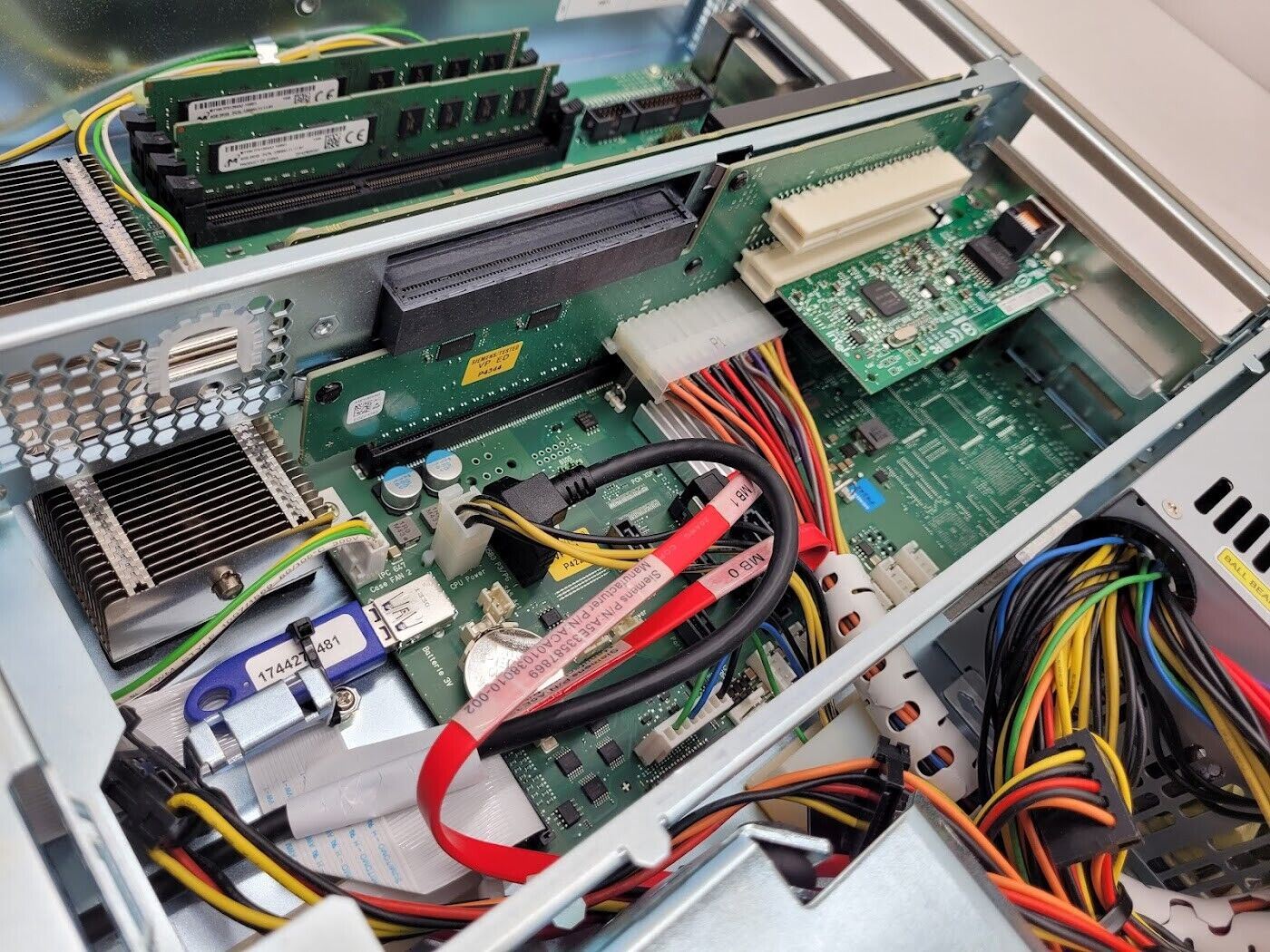 Siemens IPC647D Rack Mount Industrial Control Computer Win 7 2x HDD 8GB Ram