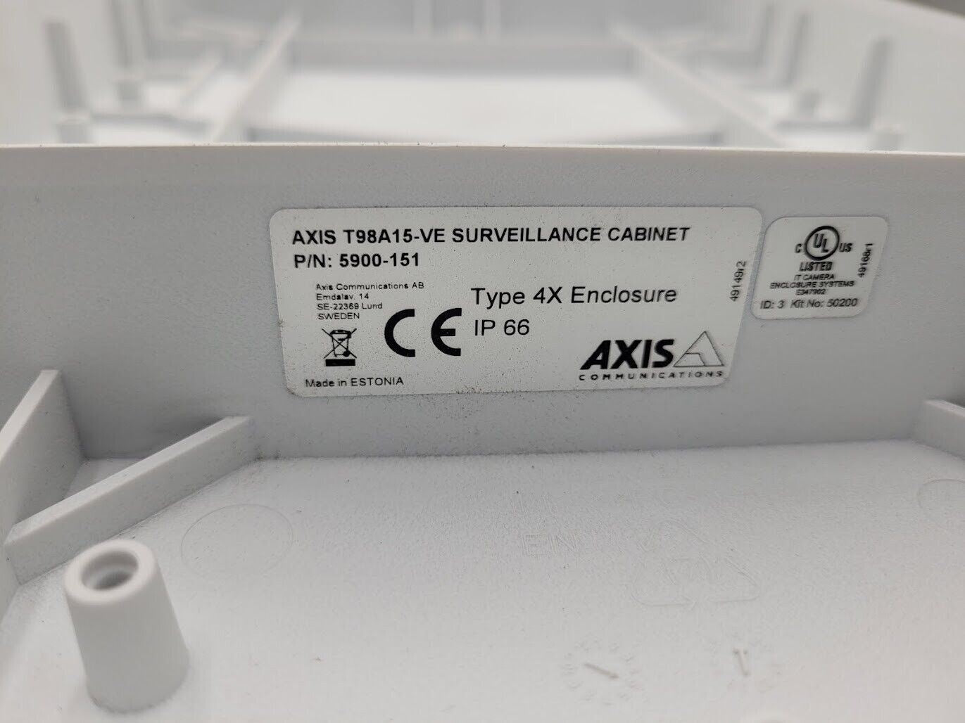 Axis T98A15-VE Surveillance Security Cabinet Outdoor Project Box Waterproof