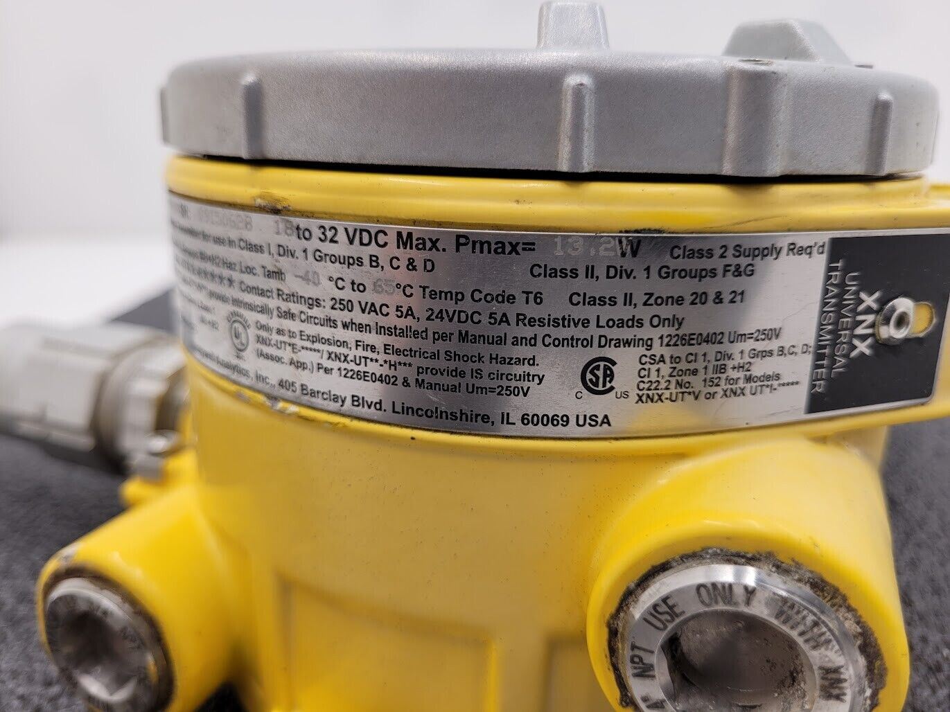 Honeywell XNX Universal Infrared 2108B Sensor Gas Detection Head Transmitter