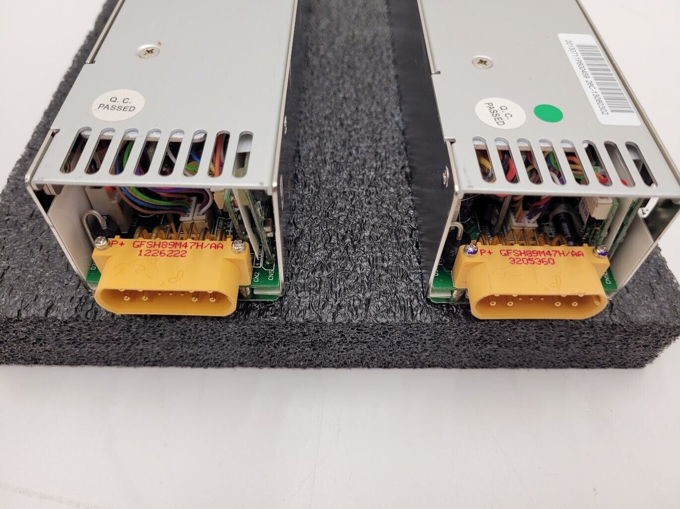 2x EMACS M1S-3501V Power Supply 100-240V Input +12V 500W Output, Tested, Working