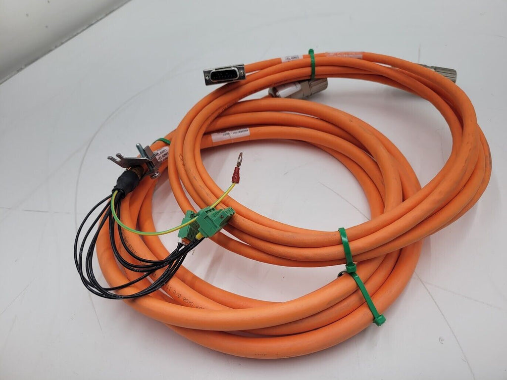 Rexroth 3 Phase 3PH Servo Motor MSK030C-0900-NN-M1-UG1-NNNN 1Nm w/ Cables