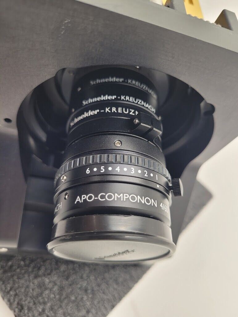 ELiiXA UC8 LineScan Camera e2V w/ Mount and Kreuznach APO-Componon 4/60 Lens #2