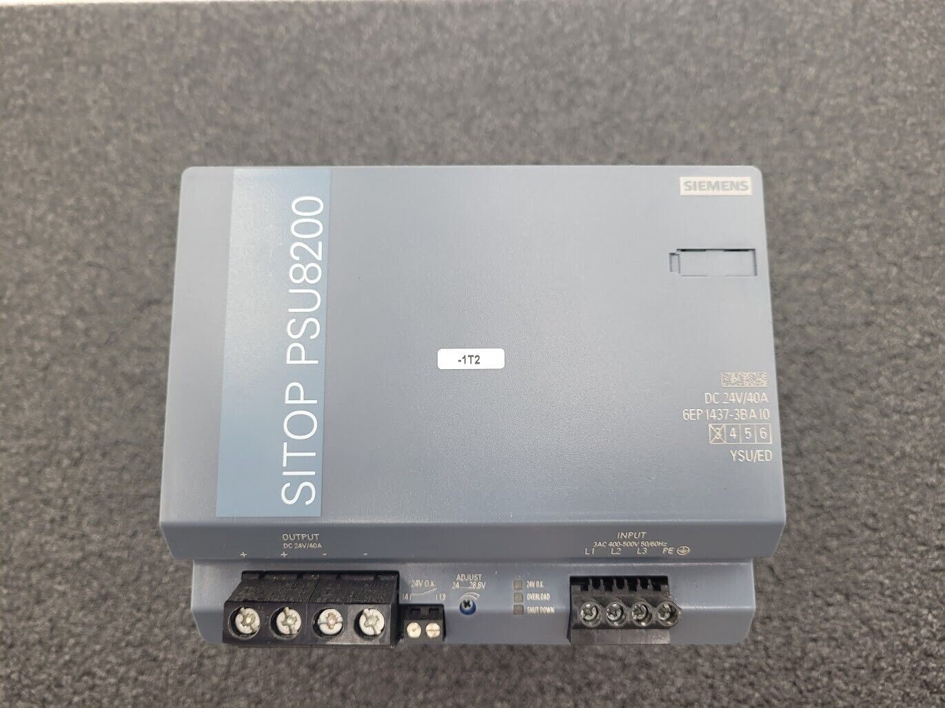 Siemens SITOP 24VDC 40A Power Supply PSU8200 6EP1437-3BA10 3AC 400-500V 3PH In