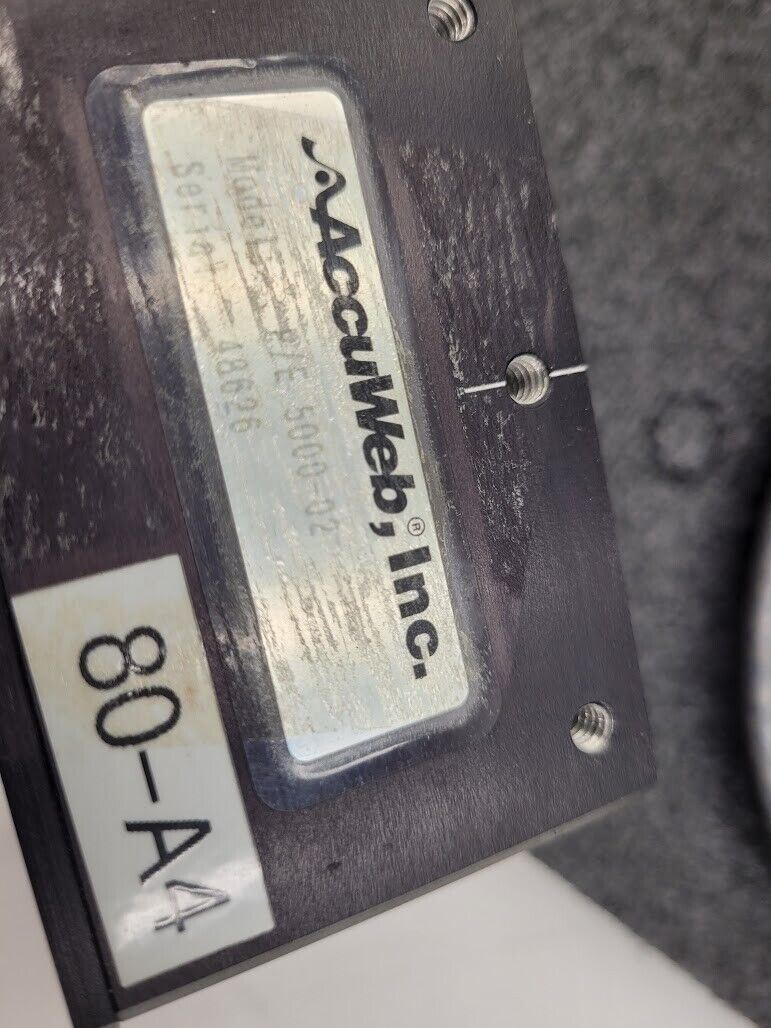 AccuWeb Micro 4000 Net Controller CTL4000 5000-02 Sensor Accubeam 2 3X3U 4050-01