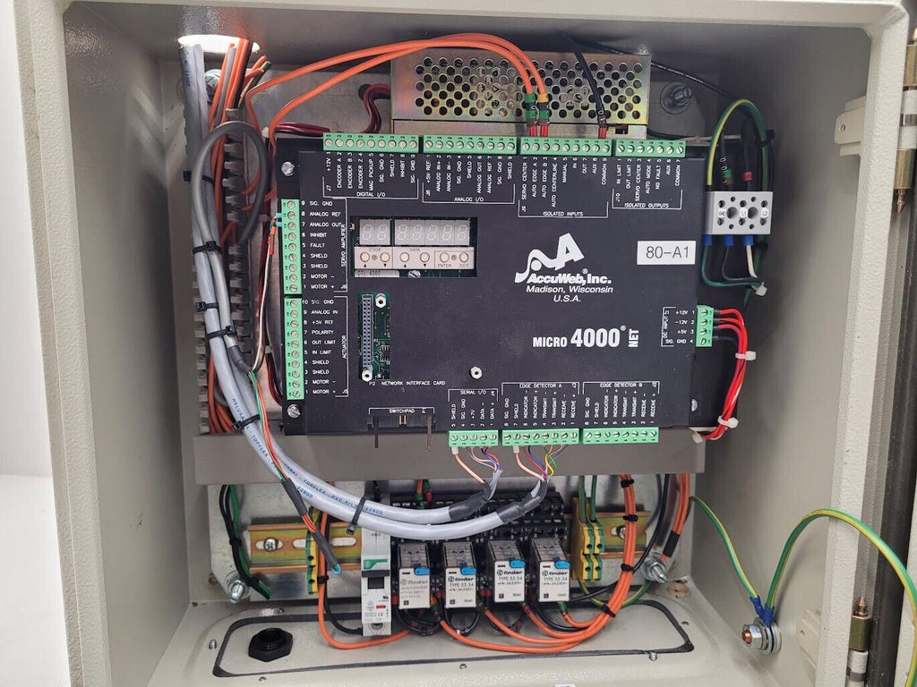 AccuWeb Micro 4000 Net Controller CTL4000 5000-02 Sensor Accubeam 2 3X3U 4050-01